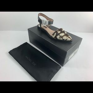 Rachel Zoe IRIS - HAIR CALF/VACHETTA SANDALS Sz. 6